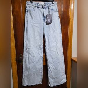 Risen Women's Light Blue Flare Jeans